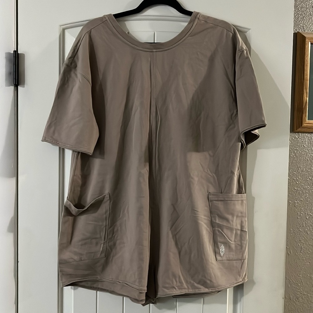 NWOT Free People Movement Hot Shot Tee Romper